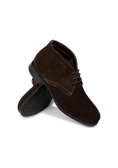 Deery Hakiki Süet Kahverengi Erkek Bot - 01295mkhvc06