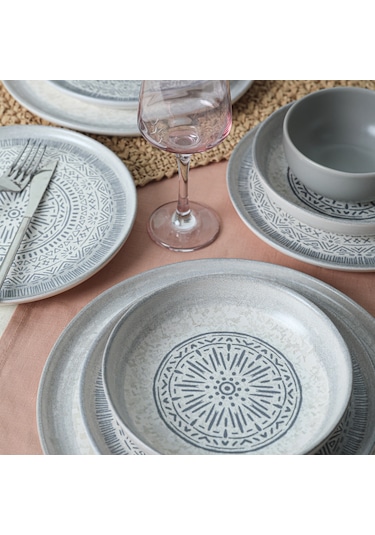 Keramika Stone Nordic Yemek Takımı 24 Parça 6 Kişilik 21426-27