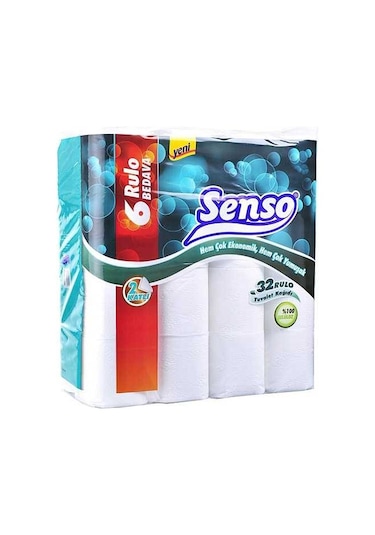 Senso Ekonomik Çift Katlı Tuvalet Kağıdı 32 Rulo