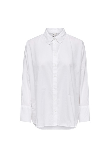 Only Bayan Gömlek 15341442 Beyaz Beyaz