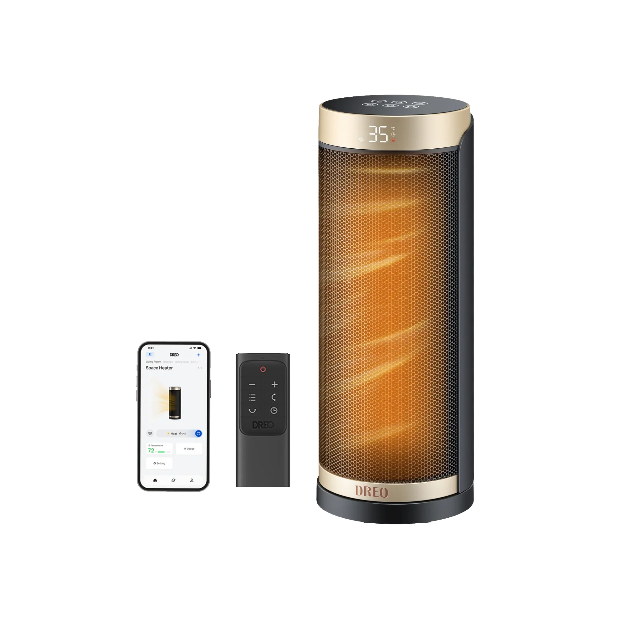 Dreo Solaris Slim H3s Akıllı Elektrikli Isıtıcı