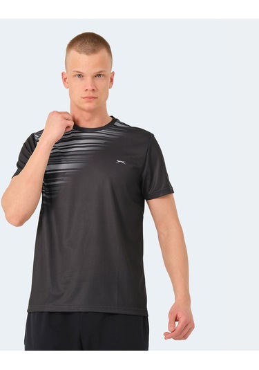 Slazenger RAVEN Erkek  Siyah Tişört