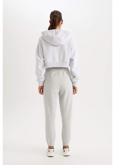 DeFacto Standart Fit Kalın Jogger Eşofman Altı Bel Paça Lastikli Basic Düz Uzun Boy S7370AZ24WNGR256 DeFacto Standart Fit Kalın Jogger Eşofman Altı Bel Paça Lastikli Basic Düz Uzun Boy S7370AZ24WNGR256