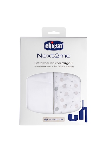 Chicco N2m Pamuklu Çarşaf Takımı - 2 Parça- Con 09101127210990