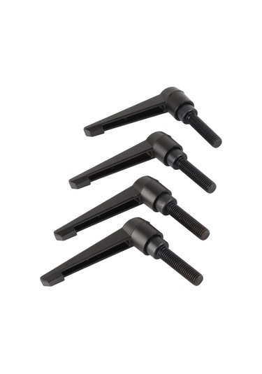 Aubyhe M10 Erkek Vida 40mm Çelik Ayarlanabilir Makine Kolu, Korozyona Dayanıklı, Mekanik Ekipmanlar İçin 4 Adet