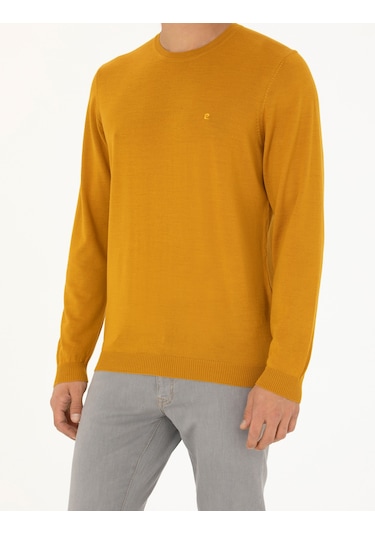 Pierre Cardin Erkek Safran Kazak /triko 50270054-vr043 Safran