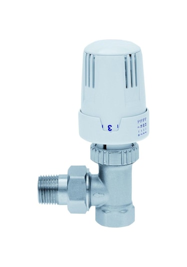 Termostatik Köşe Radyatör Vanası 1/2