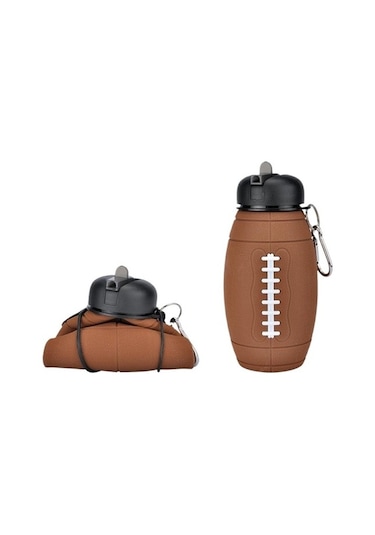 Rugby Shape Çocuk Spor Su Şişesi 600m Ml Gjnn2b Kahverengi