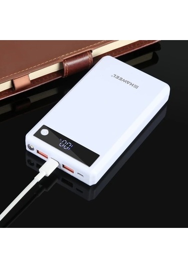 Besthome1 Dream011 Beyaz 18650 Akıllı Şarj Cihazı, Kamp Ve Seyahat İçin Kompakt Tasarım