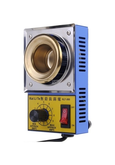 Klt-360 38mm 220v 100w Lehim Potası Titanyum Alaşımlı Eritme Havya Potası