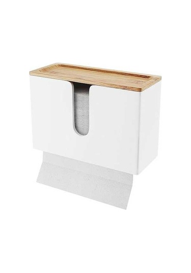 Novahub Doğadan El Havlusu Dispenseri, Mutfak & Banyo Kağıt Havlu, Yeniden Doldurulabilir, Ahşap Tasarım Diğer