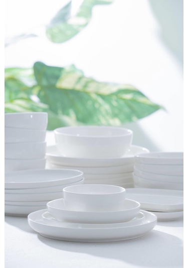 Diona 6 Kişilik 27 Parça Yemek Takımı Beyaz