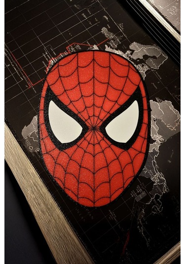 Spider-man Tasarımlı Gece Lambası Çok Renkli