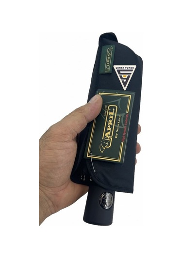 April A-210g A6 Süper Mini 8 Telli Tam Otomatik Şemsiye Siyah