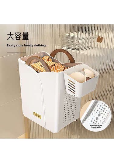 Yüksek Kaliteli Gri Küçük Kirli Çamaşır Sepeti, Yüksek Görünüm Renkli