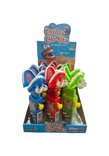 Chatty Chomper Pez Şekerli Oyuncak 3 Adet