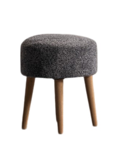 Panda Yuvarlak 4 Ayaklı Çok Amaçlı Puf Renkli Çok Renkli