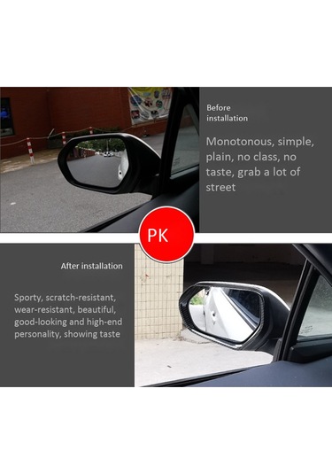 Crackedice Toyota Prius 2016-2019 Araba Arka Görünüm Yan Kapı Aynası Kalkanı