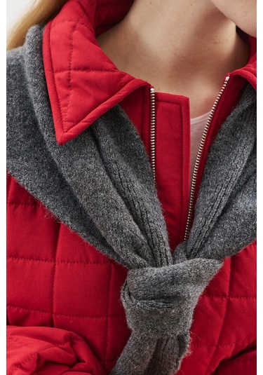 Üçgen Formlu Atkı Antrasit Antrasit