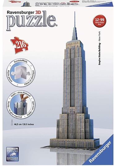 Ravensburger 3 Boyutlu Yapboz Empire State Binası Ravensburger 3d Puzzle 216 Parça