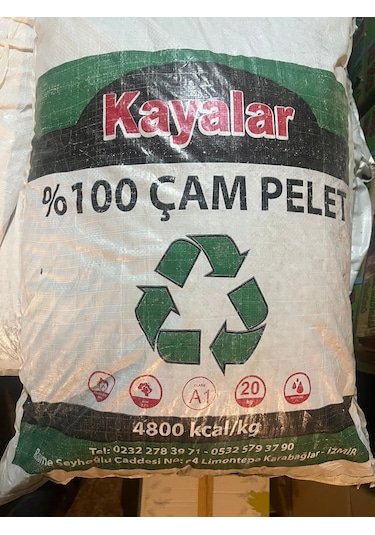 20kg Doğal Çam Peleti Doğal Çam Pelet Yakıtı Kedi Kumu