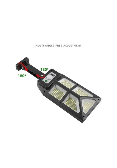 Besthome1 Tg-ty100 196 Led Güneş Enerjili Açık Vücut İndüksiyon Duvar Lambası Bahçe Çiti Sokak Lambası 10438