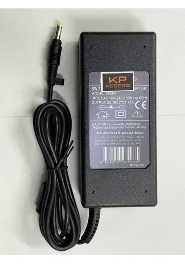 19 Volt 4.74 Amper 4.8 Mm 1.7 Mm Adaptör 19 Volt Casper Uyumlu Adaptör