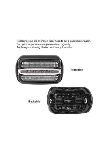 Braun 3 Serisi 32b Folyo Ve Kesici Elektrikli Tıraş Makinesi İle Uyumlu Yedek Tıraş Başlığı