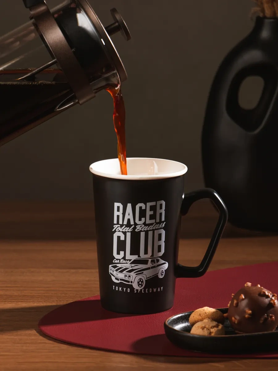 Lefard Men's Club Çay Ve Kahve Fincanı 420 Ml, Porsel 322137339 Siyah