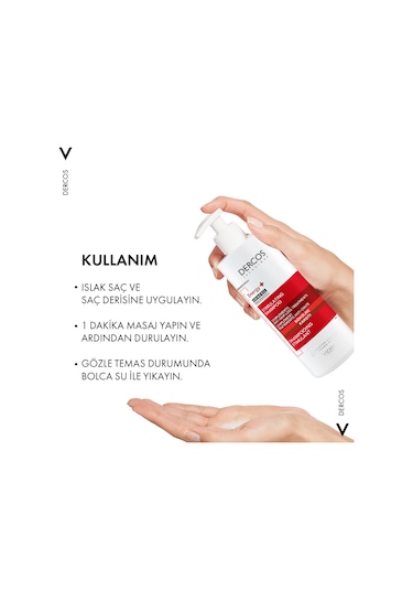 Vichy Dercos Energy+ Saç Dökülmesine Karşı Şampuan 400 ML