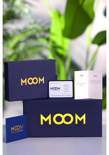 Moom Mücevherat 14 Ayar Altın Bileklik Ayarlanabilir-mmblk10011 Sarı Altın