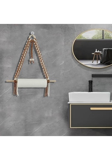 Ulzyvf Veya Tutucu, Şık Tasarımı, Tarzı Renkli Mutfak Makrame Kağıt İçin Havlu Çok Boho Banyo Aksesuarı Zq Çok Renkli