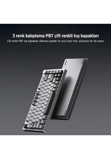 Philips EVNIA SPK8618 Mekanik RGB 81 Tuş USB Bluetooth 2.4 G Kablosuz Oyuncu Klavyesi