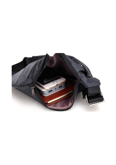 Jeemson Erkekler İçin Gri Askeri Tasarım Çapraz Çantası - Büyük Kapasite, Çok Cüzdanlı, Sağ Omuzlu Sırt Çantası Çok Renkli