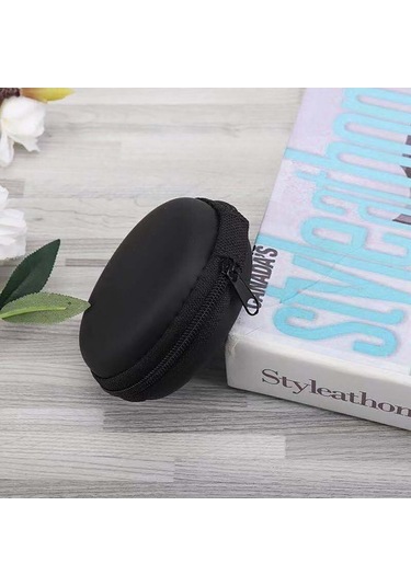 Createtech Kulaklık & Bozuk Para Çantası - Hafıza Kartı & Usb Düzenleyici - Çok Amaçlı Saklama Alanı Bej Bej