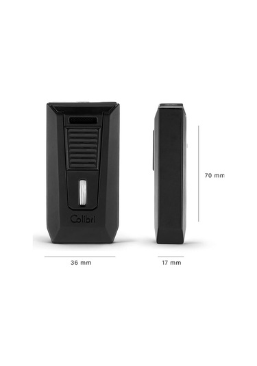 Colibri Slide Çift Alevli Çakmak Puro Çakmağı