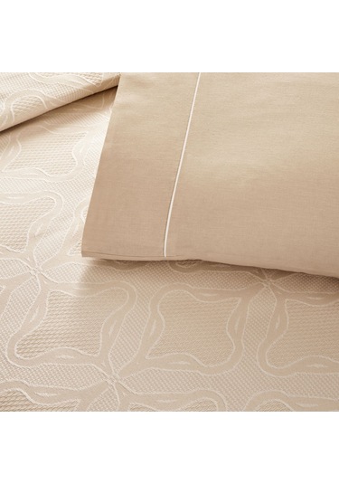 Taç Jakar Soleya Çift Kişilik Pike Takımı Bej 000000001000050036 Bej