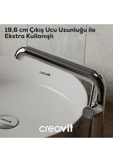 Creavit Flow Mutfak Armatürü Krom Bt.fl8500
