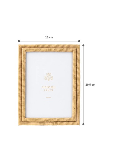 Madame Coco Marais Çerçeve - Gold - Orta Boy 8684427146941