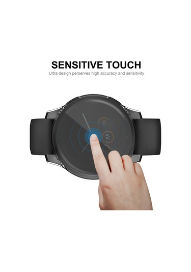 Garmin Venu 2s 40mm / Vivoactive 4s 40mm İçin Enkay Hat-prince Tam Kapatıcı Şeffaf Tpu Yumuşak Kılıf