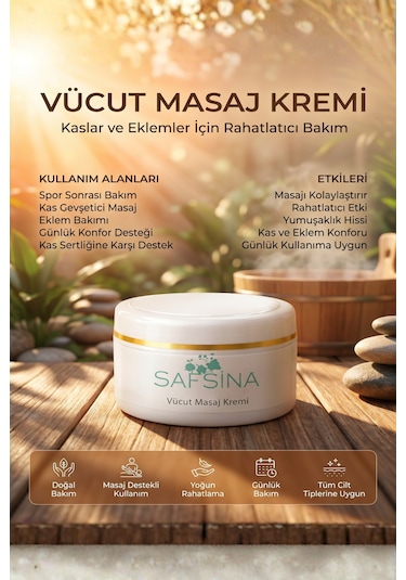 Safsina Vücut Masaj Kremi 100 ML