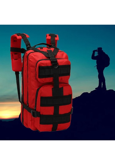 Suntek Yürüyüş Sırt Çantası Seyahat Kamp Için Av Kırmızı Kırmızı