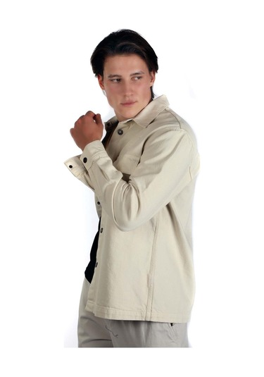 Karela Erkek Dokuma Ceket Ekru-16553-ekru Ekru