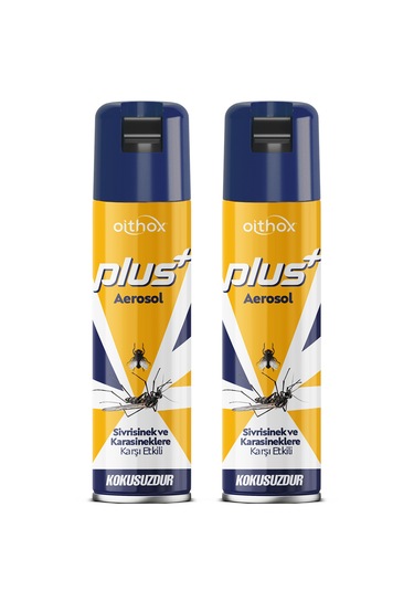 Oithox Plus Aerosol Kokusuz Karasinek Ve Sivrisinek Öldürücü Sprey 300 Ml X 2 Adet