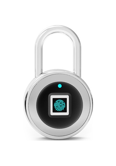 Bozzys Pl-p2 Suya Dayanıklı Akıllı Parmak İzi Dolap Kilit Kapı Gümüş