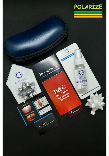 Di Caprio Dc4024black Kare Model Polarize Camlı Güneş Gözlüğü
