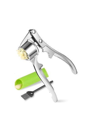 Sarımsak Presi 4'ü 1 Arada Paslanmaz Çelik Sarımsak Ezici Fındık Çok Renkli