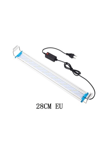 Silkroadselect Huoxun Shop A 28cm Ab Tarzı Akvaryum Işık Barı Led Balık Tankı Ince Kelepçe Lambası Bitki Yetiştirme Aydınlatma Sucul Manzara Dekorasyonu Cm Genişletilebilir Aksesuarlar Beyaz