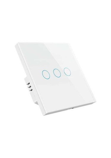 Dancemonkey Zigbee Tuya Ses Kontrollü Işık Fişi, Dokunmatik Duar Anahtarı, Ab 3 Rn Beyaz