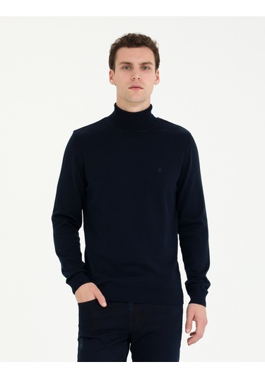 Pierre Cardin Erkek Lacivert Triko Kazak 50276162-vr033 Lacivert